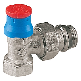  Кран под термостат угловой 3/4